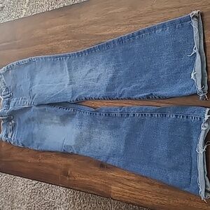 Good American  Flare  Blue Denim Jeans Size Small.